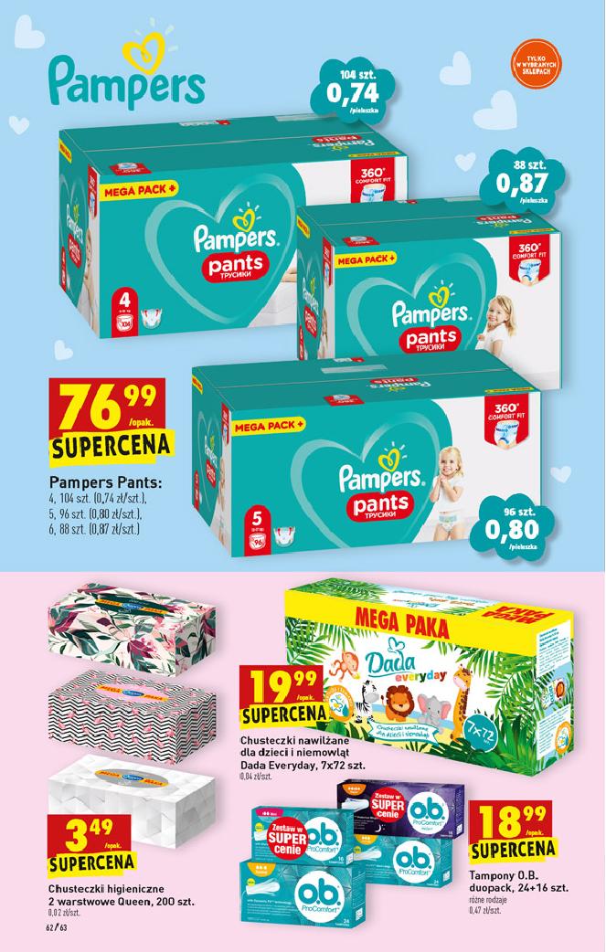 pieluchomajtki pampers 7