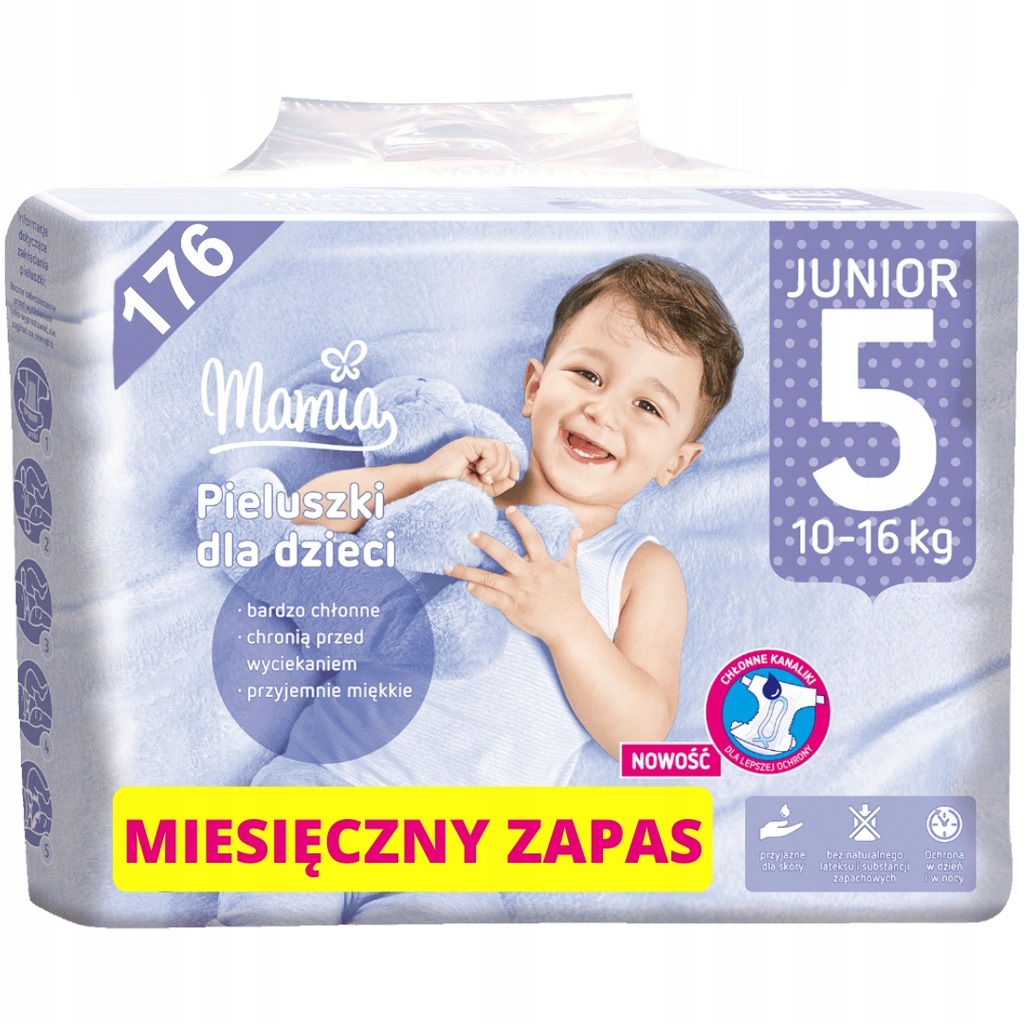 pampers new baby-dry pieluchy 3 mini 100szt