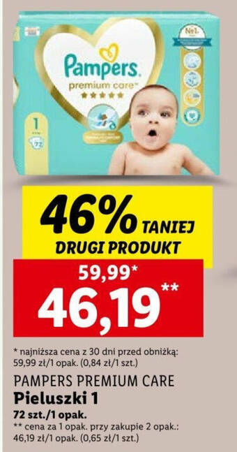 pampers 1 jaka waga