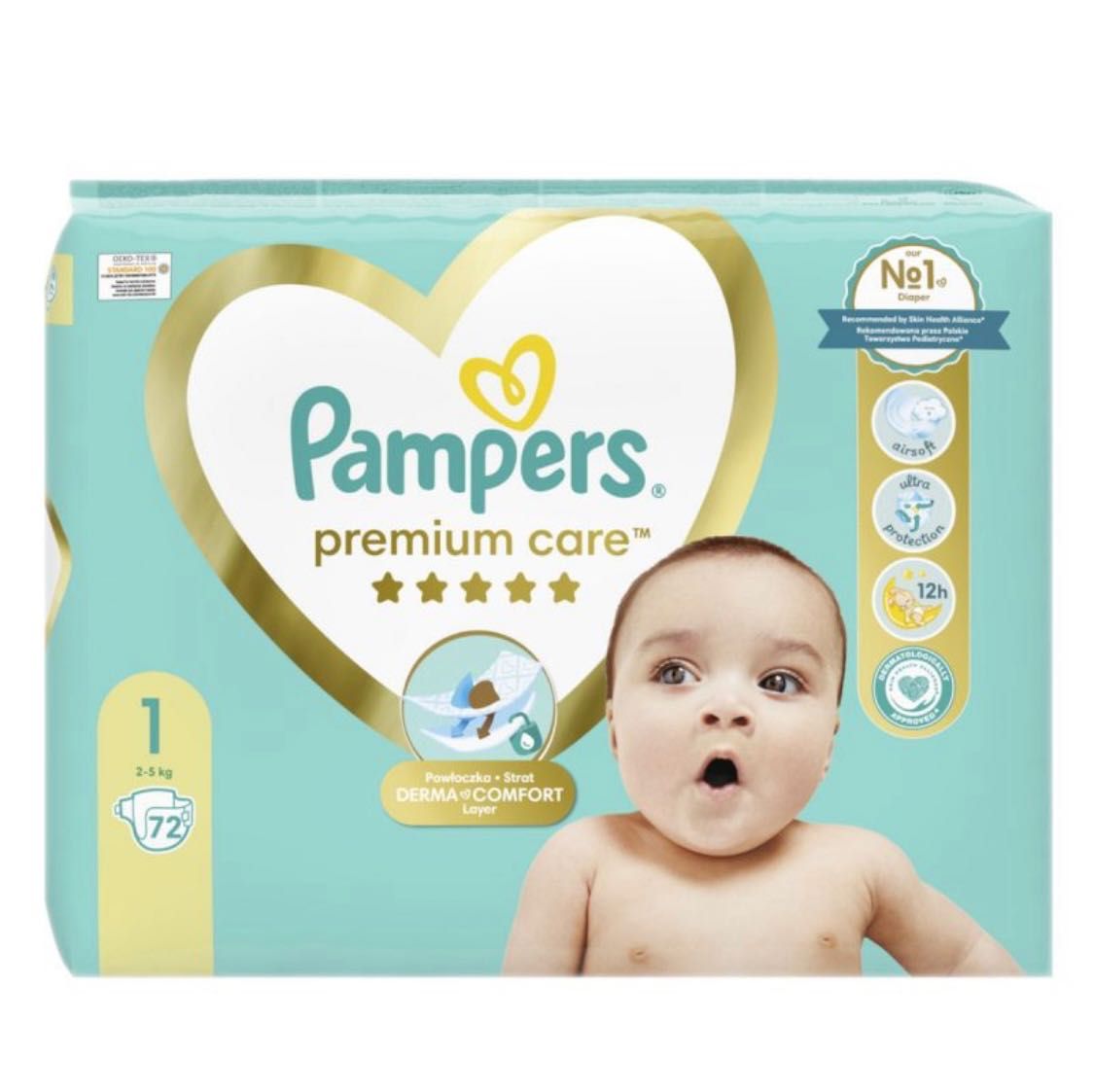 pampers chusteczki pure