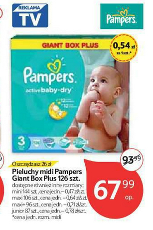 pampers chusteczki promobaby