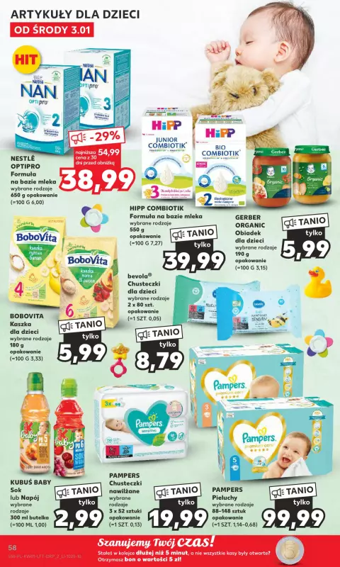 pampers new baby pieluchy rozmiar 1 mini