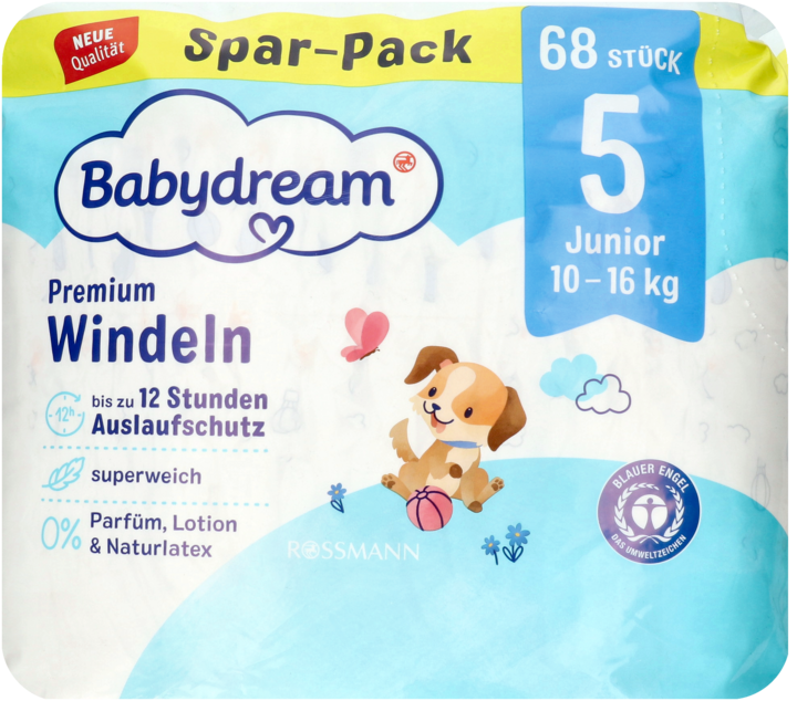 babydream chusteczki nawilżane dla niemowląt 4x80