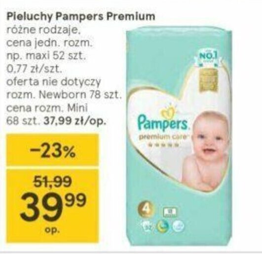 rosmann pieluchomajtki pampers 5